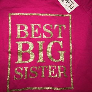 Toddlers best big sister t shirt